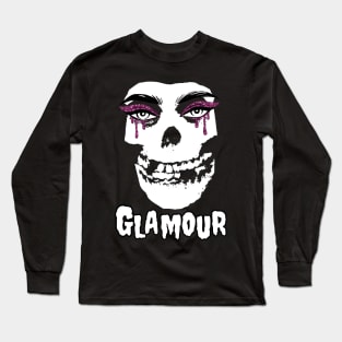 Glamour Skull (Misfits Inspired) Long Sleeve T-Shirt